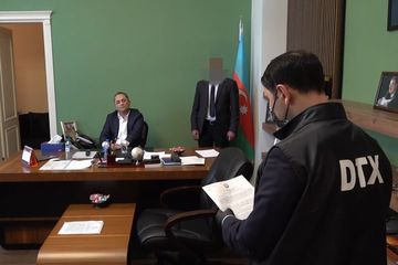 DTX nazir müavininin həbs görüntülərini yayıb - VİDEO