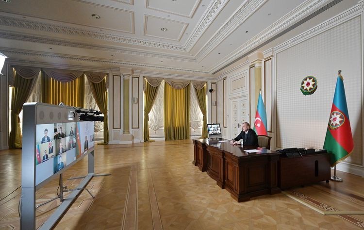 Состоялась видеоконференция между президентом Ильхамом Алиевым и руководителями компании CISCO - ОБНОВЛЕНО