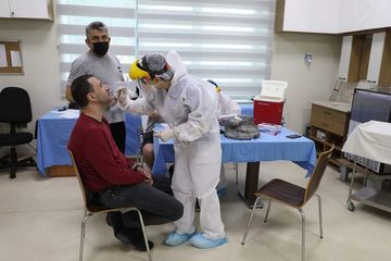 "Qarabağ" koronavirus testindən keçib - FOTOSESSİYA