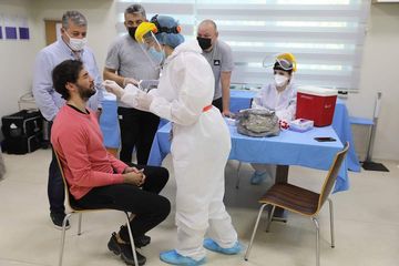 "Qarabağ" koronavirus testindən keçib - FOTOSESSİYA