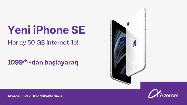 Azercell Telecom launches new campaign for new iPhone SE smartphones 
