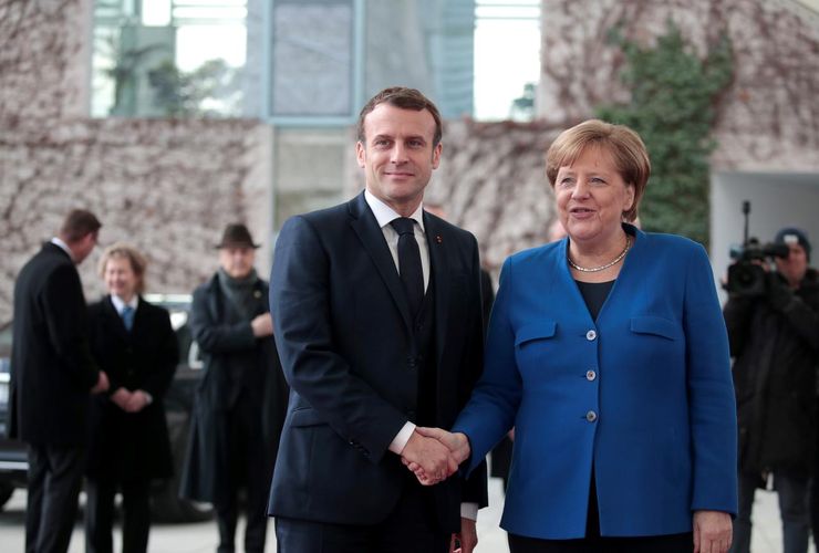 French President Macron to hold video conference with Merkel