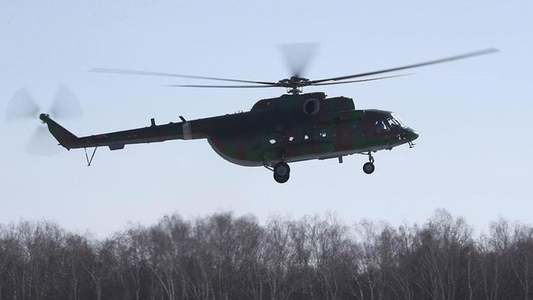 При крушении военного вертолета в России погибли три человека
