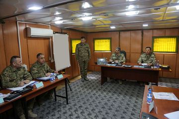 Azerbaijan's Defense Minister is in the frontline zone, in the exercises area - VIDEO