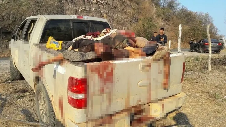 В Мексике обнаружили пикап с 12 телами