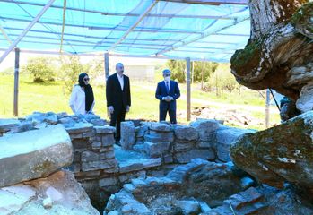 Prezident İlham Əliyev  Şamaxıda Pir Ömər Sultan ziyarətgahında olub - YENİLƏNİB