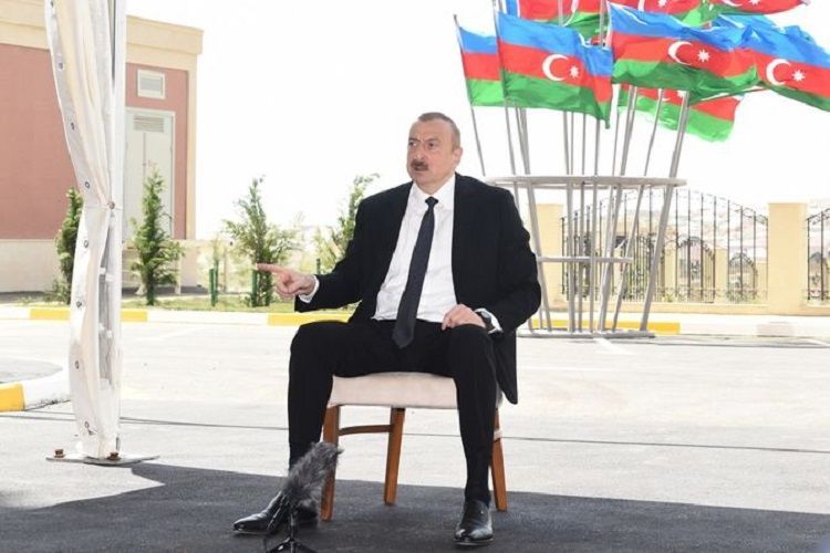 Ильхам Алиев: Этот крупный строительный проект еще раз свидетельствует о том, что социальная ответственность бизнеса растет