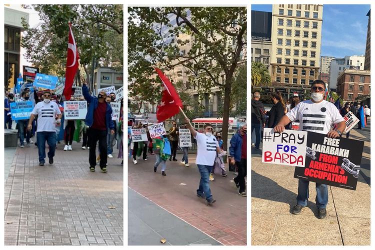 В Сан-Франциско прошло шествие в знак протеста против террора в Барде - ВИДЕО