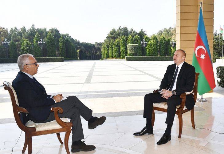 Президент Ильхам Алиев дал интервью итальянской газете  «La Repubblica»
