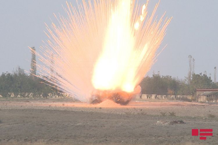 Phosphorous shell fired by Armenia neutralized in Sahlabad village of Tartar - UPDATED - PHOTO