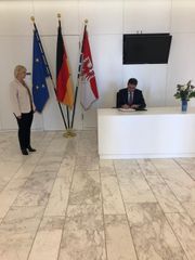 Azərbaycanın Almaniyadakı Səfiri Brandenburq federal torpağının Landtaqının prezidenti ilə görüşüb
