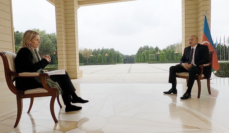 Президент Ильхам Алиев дал интервью BBC News
