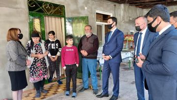 XİN Tərtər və Bərdə rayonlarında yerləşən 500 ailəyə humanitar yardım göstərib