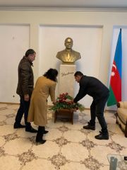 Moldovada yaşayan azərbaycanlılar Dövlət Bayraq Gününü qeyd ediblər - FOTO