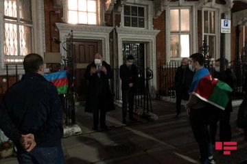 Londonda Azərbaycanın qələbəsi təntənə və coşqu ilə qeyd edilib - FOTO