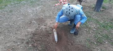 Cəbhəboyu kəndlərimizdə partlamamış hərbi sursat, tank əleyhinə mina və partlamış mərmi qalıqları aşkarlanıb