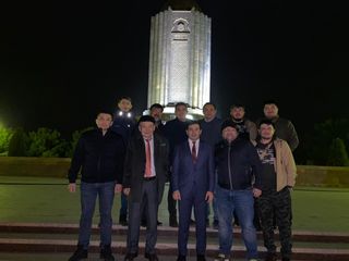 Qazaxıstanlı politoloq, ekspert və jurnalistlərdən ibarət qrup Gəncə və Bərdədə olub - FOTO