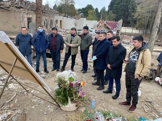 Qazaxıstanlı politoloq, ekspert və jurnalistlərdən ibarət qrup Gəncə və Bərdədə olub - FOTO