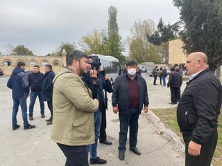 Qazaxıstanlı politoloq, ekspert və jurnalistlərdən ibarət qrup Gəncə və Bərdədə olub - FOTO