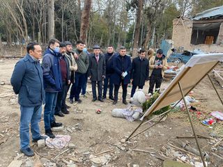 Qazaxıstanlı politoloq, ekspert və jurnalistlərdən ibarət qrup Gəncə və Bərdədə olub - FOTO