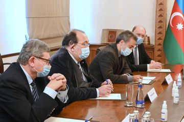 Ceyhun Bayramov Fransa Milli Assambleyasının nümayəndə heyəti ilə görüşüb