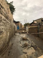 Bakıda yağışın təsirindən aşan hasar qaz xəttini zədələyib - FOTO