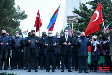 Bir qrup Ağdam sakini Şəhidlər Xiyabanını ziyarət edib  - FOTO