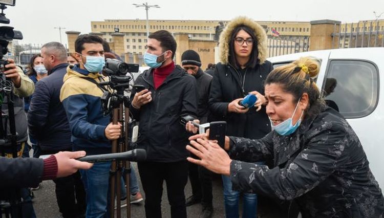 Акция протеста прошла перед зданием Минобороны Армении