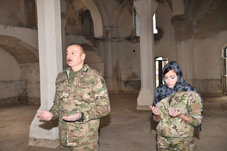 President Ilham Aliyev and First Lady Mehriban Aliyeva visited the liberated city of Agdam - UPDATED