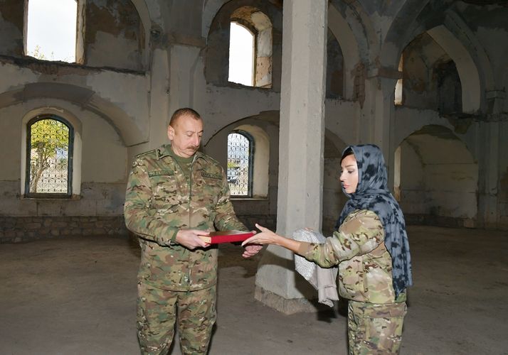 President Ilham Aliyev and First Lady Mehriban Aliyeva visited the liberated city of Agdam - UPDATED