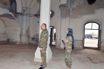President Ilham Aliyev and First Lady Mehriban Aliyeva visited the liberated city of Agdam - UPDATED