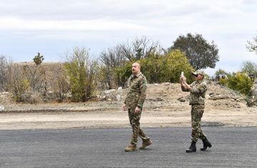 President Ilham Aliyev and First Lady Mehriban Aliyeva visited the liberated city of Agdam - UPDATED