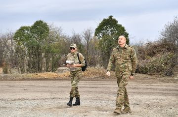 President Ilham Aliyev and First Lady Mehriban Aliyeva visited the liberated city of Agdam - UPDATED