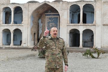 President Ilham Aliyev and First Lady Mehriban Aliyeva visited the liberated city of Agdam - UPDATED