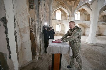 President Ilham Aliyev and First Lady Mehriban Aliyeva visited the liberated city of Agdam - UPDATED