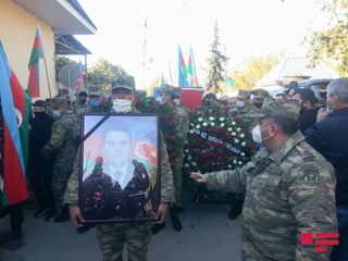 Şəhid polkovnik Babək Səmidli dəfn olunub - YENİLƏNİB - FOTO