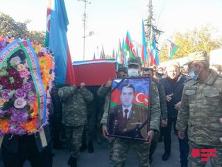 Şəhid polkovnik Babək Səmidli dəfn olunub - YENİLƏNİB - FOTO