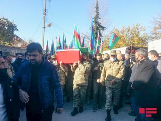 Şəhid polkovnik Babək Səmidli dəfn olunub - YENİLƏNİB - FOTO