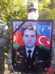 Şəhid polkovnik Babək Səmidli dəfn olunub - YENİLƏNİB - FOTO