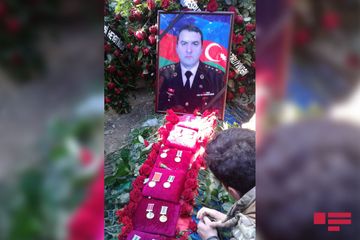 Şəhid polkovnik Babək Səmidli dəfn olunub - YENİLƏNİB - FOTO