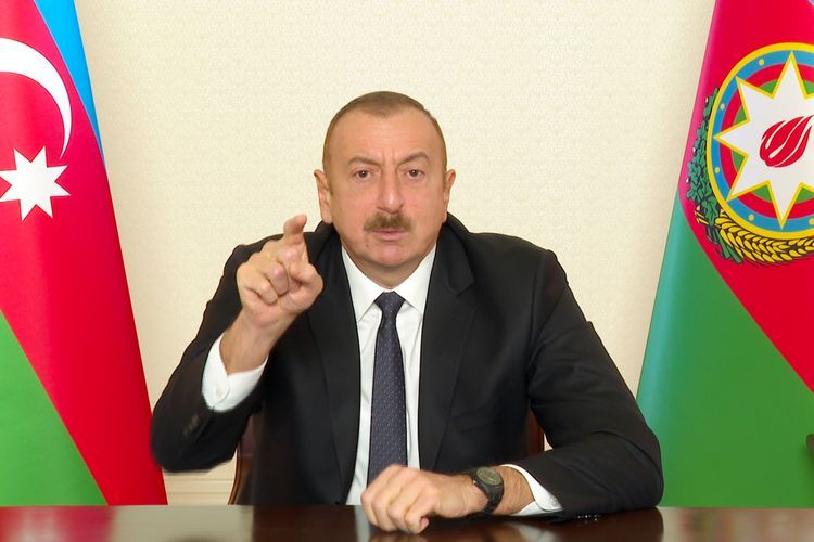Президент Азербайджана: Ненавистный враг сжигает наши леса, сжигает наши дома, вывел из строя водопровод