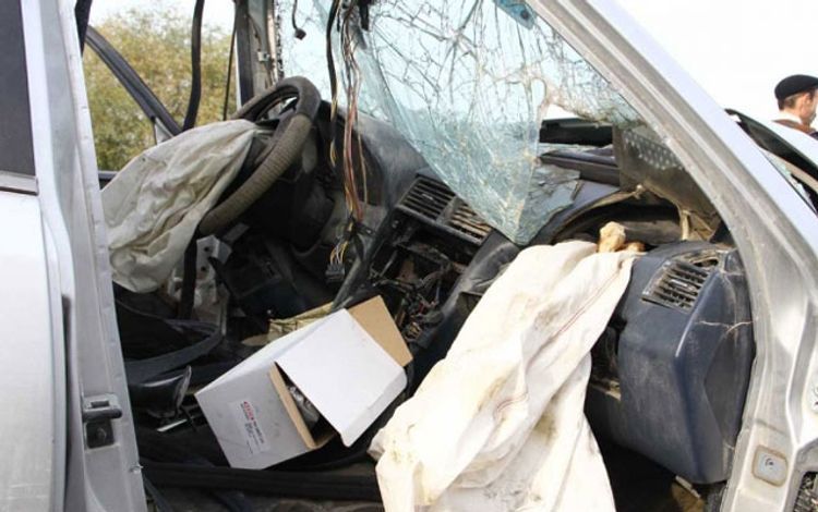 В Шамкире столкнулись два автомобиля, есть погибший 