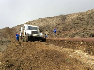 Şuşa şəhərinə içməli suyun verilməsinə başlanılıb - FOTO