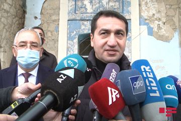 Diplomatik korpusun nümayəndələri işğaldan azad olunmuş Ağdamda səfərdədir