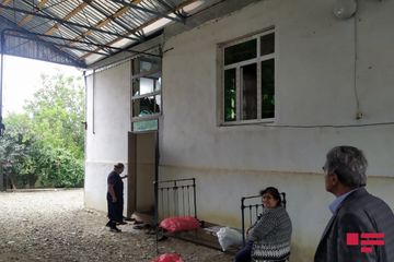 Ermənistan ordusu Goranboyun Səfikürd kəndini iriçaplı silahlardan atəşə tutub