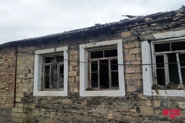 Ermənistan ordusu Goranboyun Səfikürd kəndini iriçaplı silahlardan atəşə tutub