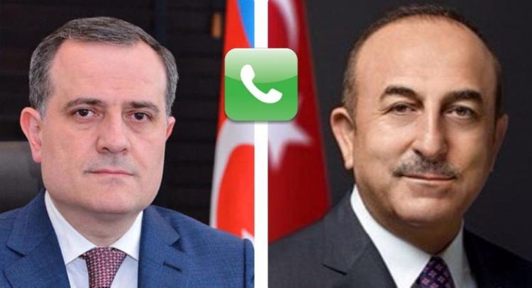 Mövlud Cavuşoğlu ilə Ceyhun Bayramovun telefon söhbəti olub 