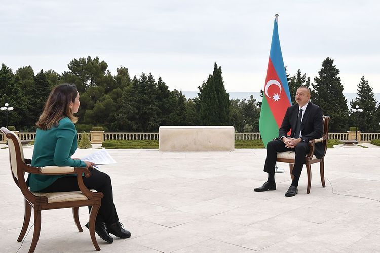 Azerbaijani President: We do not have any military objectives on the territory of Armenia