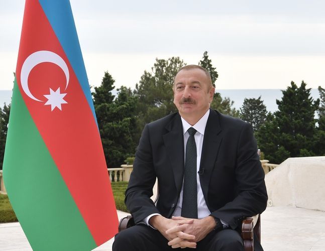 Ilham Aliyev: President of France made a statement and I said it is wrong, it is false