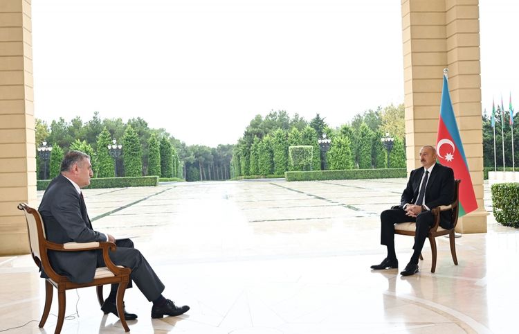 Prezident İlham Əliyev Türkiyənin “TRT Haber” televiziya kanalına müsahibə verib - YENİLƏNİB